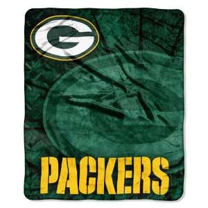  Green Bay Packers NFL Royal Plush Raschel Blanket (Roll 