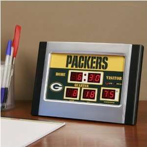    Green Bay Packers Alarm Scoreboard Clock