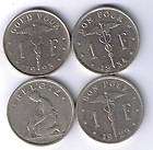 Belguim Belgie & Belgique 1 Franc Coins 1923 1929 Goed Voor 1929 1934 