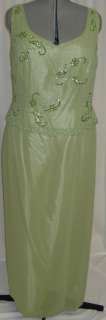WOMENS MOTHERS OF BRIDE 2PC DRESS 3X 20 SAGE GREEN NWT  