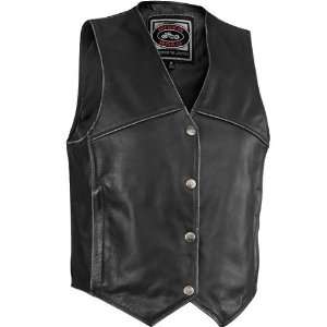  River Road Womens Rambler Distressed Leather Motorcycle 