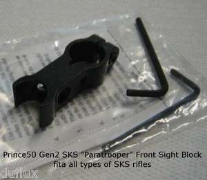   SKS Paratrooper front sight block, as seen in Modding your SKS Vol.2