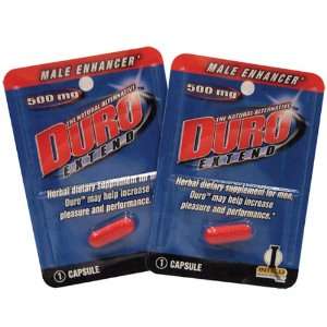 Duro Extend Male Enhancer 12 500mg Capsules Display Pack 