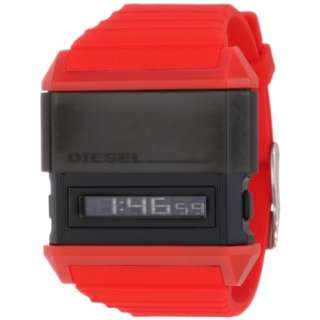Diesel Mens DZ7198 Color Domination Red Digital Watch   designer 