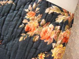 French Floral Daisy & Roses Lara Reversible Quilt NEW Pottery Barn 