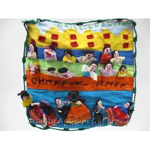  Arpilleras from Peru Wall Hanging