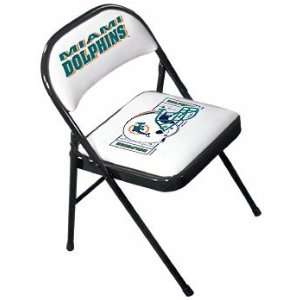  Miami Dolphins Folding Chairs(Set of 2)
