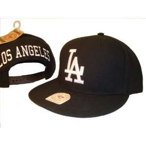 Los Angeles Dodgers Black & White Adjustable Snap Back Baseball Cap 