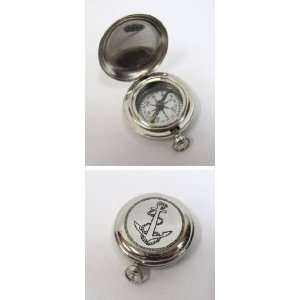  Brass Dalvey Compass, 1.75 with Chrome Plated Finish and 