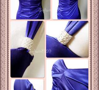 NEW Love Tease Royal Blue Silver Rhinestone Accent Pleated Sexy 
