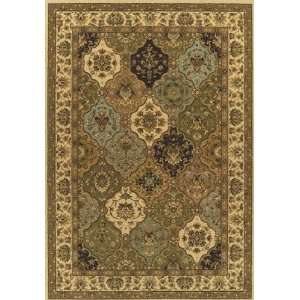  Large Area Rugs Persian Oriental Panel Ivory 8x11 