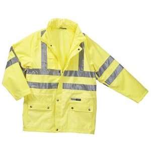   8385 4 in 1 Thermal Jacket,Polyester,Lime,2XL