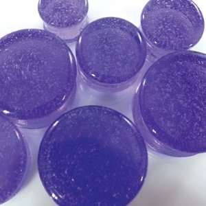   Color Double Flare Handmade Glass Plugs   1 (25mm)   Sold as a Pair