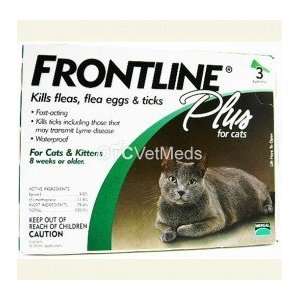  FRONTLINE PLUS FOR CAT 0.5ml   3 MONTH PACK