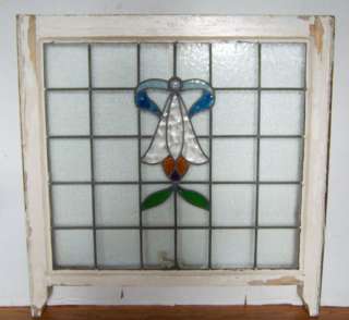 Large Antique Stained Glass Window 6 color Fancy **  