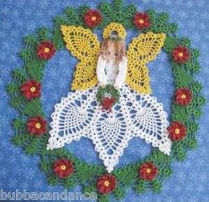Tidings Of Joy Angel Doily Bella Crochet Pattern For 10 Bedspread 