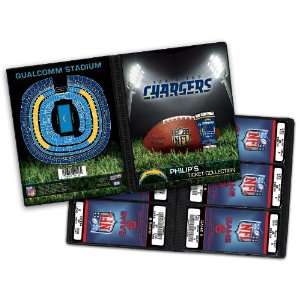  Personalized San Diego Chargers NFL Ticket Album Sports 