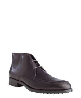 Tods brown leather New Gomma boots   