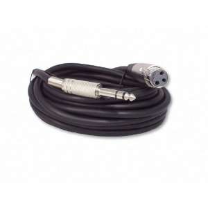  Cable Store 25 Foot XLR 3 Pin Female To 1/4 Stereo Microphone Cable 