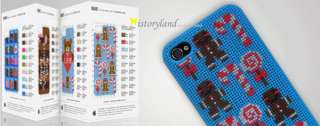 Emotional neo stitch DIY Case for iPhone 4 4G BLACK  