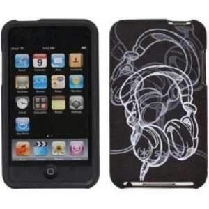 Speck Fitted Case for iPod touch 2G, 3G (Black/White Headphones 