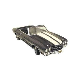   ED602 1   18 Chevelle LS6 Convertible   1970 Black Toys & Games