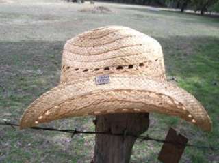 NEW Peter Grimm Hats Ladies MALLORIE Western Beach Cowboy Straw Hat 
