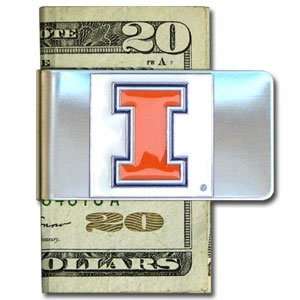College Large Money Clip   Illinois Fighting Illini  