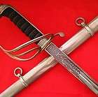 SCARCE CURRENT BRITISH WILKINSON ARTILLERY SWORD & METAL SCABBARD 