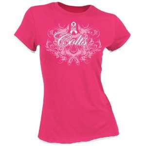  Indianapolis Colts Womens Pink Breast Cancer BCA Flourish 