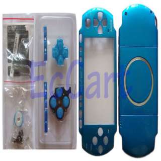 Colors PSP 3000 3001 Shell Case Cover Buttons Full Housing Fascia 