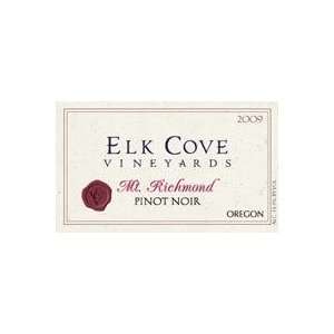 Elk Cove 2009 Pinot Noir Wilamette Valley Mt. Richmond 