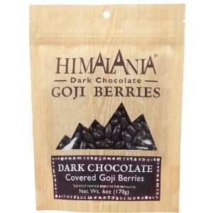 Himalania Dark Chocolate Covered Goji Berries 6oz. (Pack of 12)