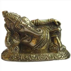  Ganesha Hindu God Sculptures Handmade Brass Statues from India 