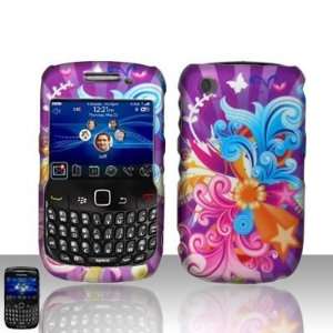  Blackberry Curve 3G 9300 8520 Blossom Design Rubberized 