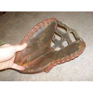  Vintage RAWLINGS Cowhide Leather C2 Baseball Glove Mitt 