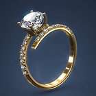   Ring Princess Cut 2 Carat F VS2 14 K Gold Mine 50th Gift 5th