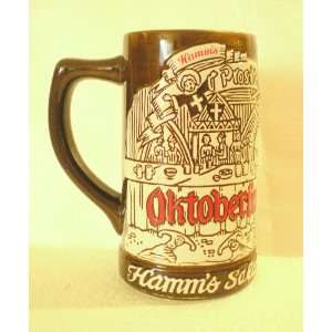   Hamms Beer Stein Salutes Oktoberfest 1973[ Ceramic] 