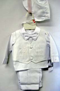 Baby Boy Communion Christening Baptism Outfit Suit Set size XS S M L 