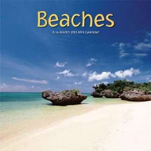 6x6) Beaches 16 Month 2013 Mini Calendar 
