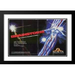  Brainstorm 20x26 Framed and Double Matted Movie Poster 