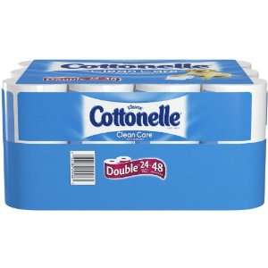Cottonelle Clean Care Toilet Paper Double Roll, 24 ct, 2 pk  