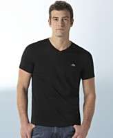 Lacoste Core T Shirt, Pima Cotton V Neck Tee Shirt
