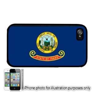   Idaho State Flag Apple iPhone 4 4S Case Cover Black 