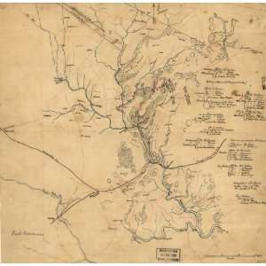  Civil War Map First Manassas.