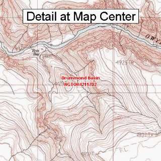   Map   Drummond Basin, Oregon (Folded/Waterproof)
