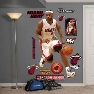  LeBron James Home Miami Heat Fathead NIB 