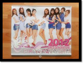 Girls Generation SNSD COLLECTION WALL CALENDAR 2012  