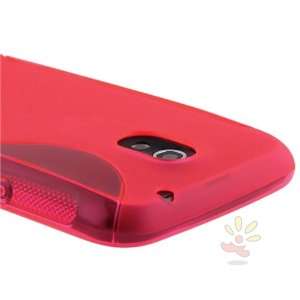 For SAMSUNG Galaxy Nexus i515 TPU Case ,Frost Hot Pink S 