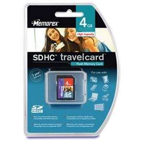  Memorex, 4GB SDHC Travel Card (Catalog Category Flash 